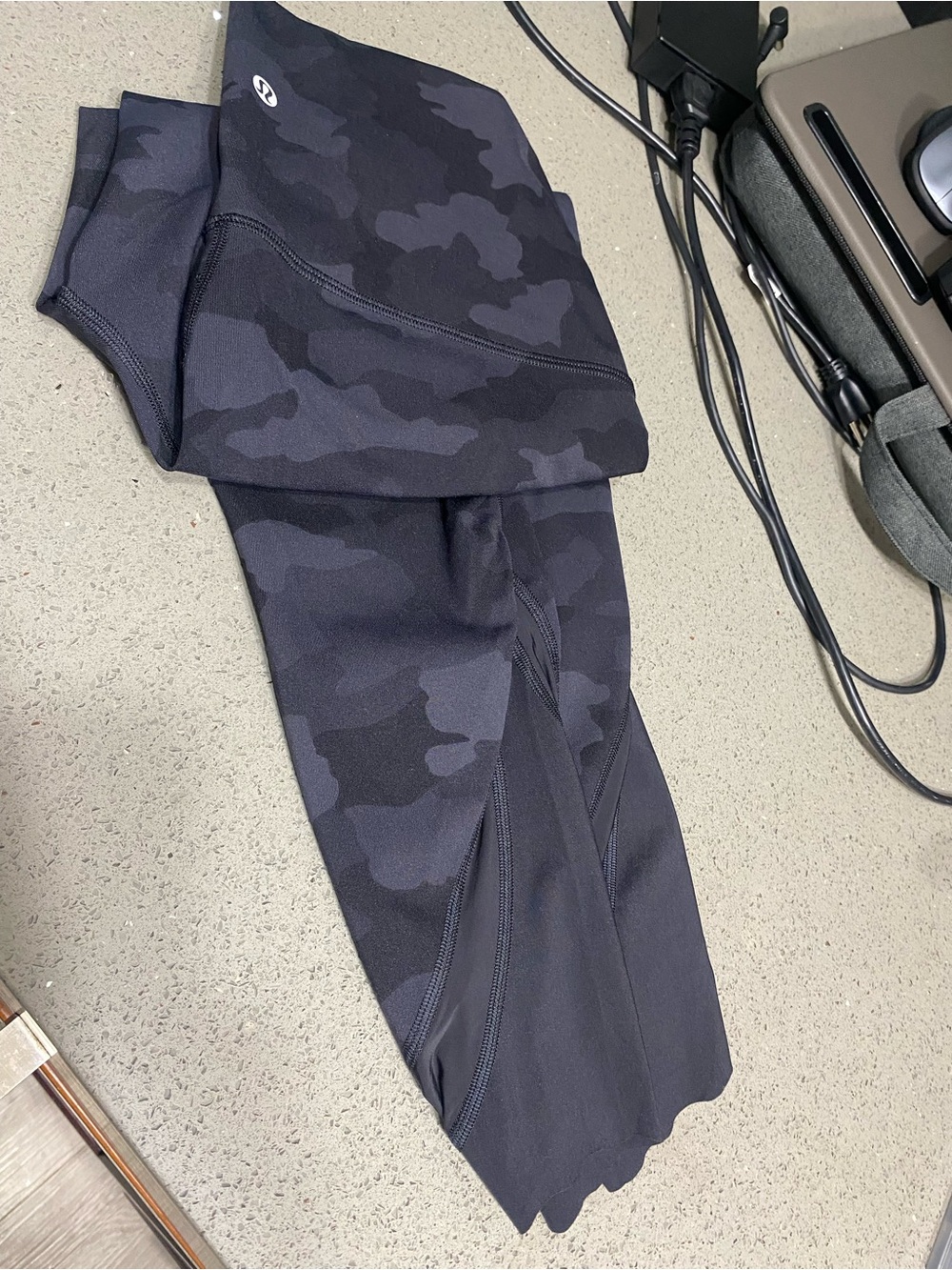 lululemon athletica Black & Charcoal Camo Leggings